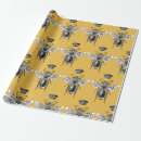 Search for queen bees wrapping paper Pattern