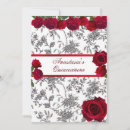 Search for red white quinceanera invitations Quince años