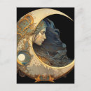 Search for moon goddess postcards Witchcraft