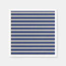 Search for blue and silver napkins Stripes