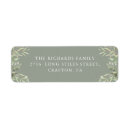 Search for country garden return address labels Greenery