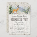 Search for forest retirement party invitations Rustic