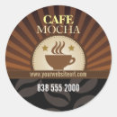 Search for small coffee stickers Customer