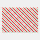 Search for peppermint stripes wrapping paper Red