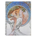 Search for alphonse mucha notebooks Nouveau