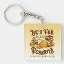 Search for love reading key rings Book lover