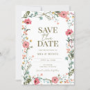 Search for vintage wedding save the dates Floral