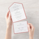 Search for coral pink wedding invitations Modern