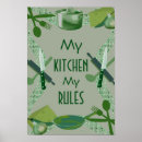 Search for kitchen rules posters Quote