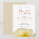 Search for yellow rose bridal shower invitations Bride