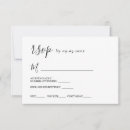Search for number attending rsvp cards Minimalist