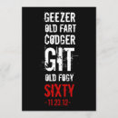 Search for old fart 60th birthday