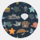 Search for ocean lighthouse stickers Octopus