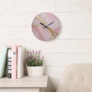 Search for pink marble clocks Luxury