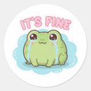 Search for cute meme stickers Kawaii frog