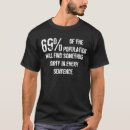 Search for statistics tshirts humour