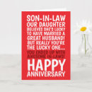 Search for son and daughter in law cards Funny