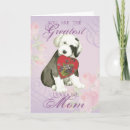 Search for old english sheepdog cards Bobtail