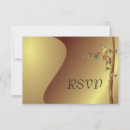 Search for tropical paradise invitations Gold