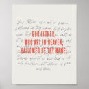 Search for our father prayer posters Catholic