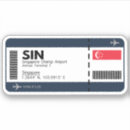 Search for plane ticket stickers Boarding pass