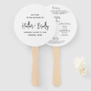 Search for circle fans wedding wedding programs Minimalist