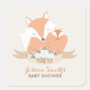 Search for fox baby stickers Girl baby shower