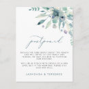Search for postponed wedding announcement cards Dusty blue