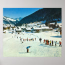 Search for vintage winter scene posters Ski