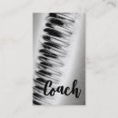 Search for baseball coach business cards Black
