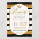 Search for black and white striped invitations Glitter
