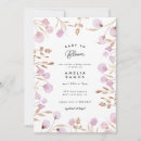 Search for watercolor flowers baby shower invitations Mother to be