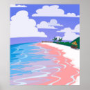 Search for pink sand beach posters Blue