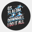 Search for slalom stickers Skiing