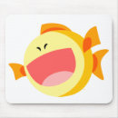 Search for cartoon fish mousepads Orange