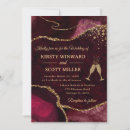 Search for agate wedding invitations Gold glitter
