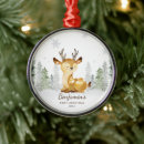 Search for first deer christmas tree decorations Woodland animals