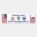 Search for first responder bumper stickers Emt