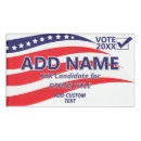 Search for red white blue name tags Democrat republican candidates