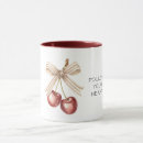 Search for white and red mugs Stripes