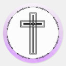 Search for purple cross stickers Baptism