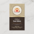 Search for pudding business cards Bakery