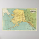 Search for alaska map posters Gold
