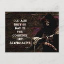 Search for death humour postcards Grim reaper