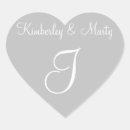 Search for monogram monogrammed initial letter stickers Bride