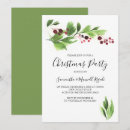 Search for holly berries christmas invitations Holiday greenery