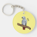 Search for african grey key rings Bird