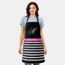 Search for ribbon aprons Black and white