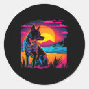 Search for australian cattle dog stickers Retro