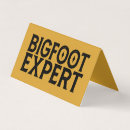 Search for bigfoot business cards Cryptozoology
